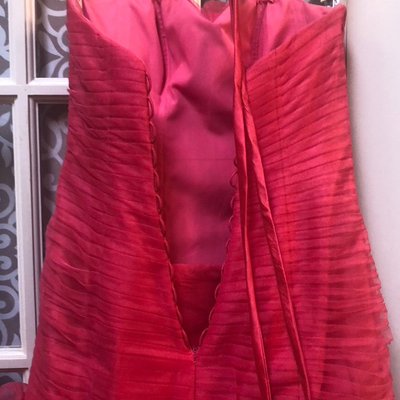 Coral Rose Mermaid Dress - Picture 4 of 8